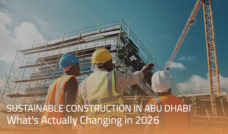 Abu Dhabi's building smarter these days. Discover what sustainable construction actually involves, why it matters, and how it affects property value.